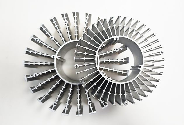 aluminum profiles in heat sinks